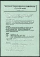 International symposium on fuel cells for vehicles (Nagoya, Japan) (65 items)
