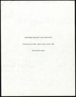 Gossamer aircraft and creativity, Presentations for IBM (Miami, FL) (42 items)