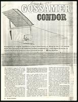 Gossamer Condor, Model Aviation (3 items)