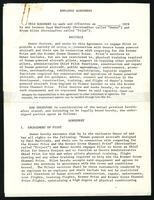 Gossamer Albatross: contract between P. MacCready and B. Allen (6 items)