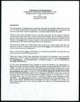 A Declaration of Interdependence (3 items)