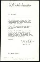 On a wing and a dare, American Way (7 items)