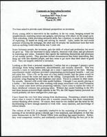 Comments on innovation/invention, Lemelson-MIT Prize Event (Washington, DC) (2 items)