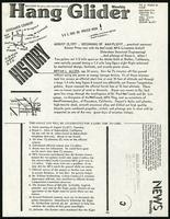 August 23, 1977: beginning of man-flight, Hang Glider, Vol. 4, no. 28 (2 items)