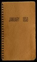Diaries. 1959. (12 items, 352 pages)