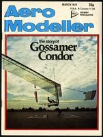 Jack Lambie tells his story of the Gossamer Condor, Aero Modeller (6 items)