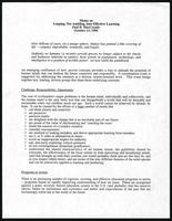 Memo on Leaping, not ambling, into effective learning (3 items)