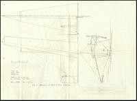Gossamer Condor: Fig. 2 Reduction of first 3-view drawing (1 item)