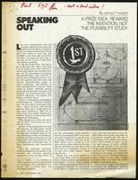 A prize idea: reward the invention, not the feasibility study, Inc. (3 items)