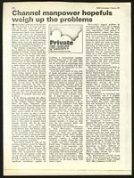 Channel manpower hopefuls weigh up the problems, Flight International (1 item)