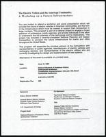 The electric vehicle and the American community: a workshop on a future infrastructure (2 items)