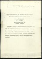 Droplet distribution and precipitation mechanisms in a particular cloud system, Int'l conf. on Cloud Physics (Japan) (6 items)