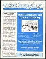 Education for critical thinking, Free Inquiry, Vol. 10, No. 1