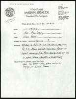 GM EV1 and the Los Angeles City Council (53 items)