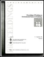 Reconciliation of environment and technology; Electric vehicles and environment, Workshop on Environmental Science... (40 items)