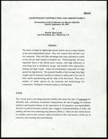 Lightweight construction and aerodynamics, Conference on Electric Hybrids (Zurich) (10 items)