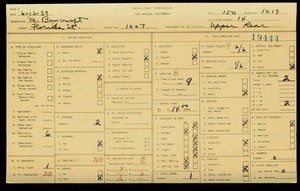 WPA household census for 1007 FLORIDA, Los Angeles