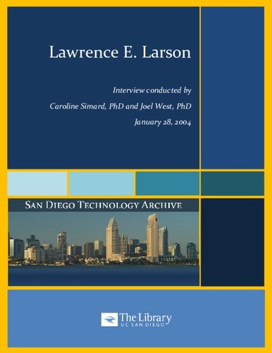 Lawrence Larson: interview