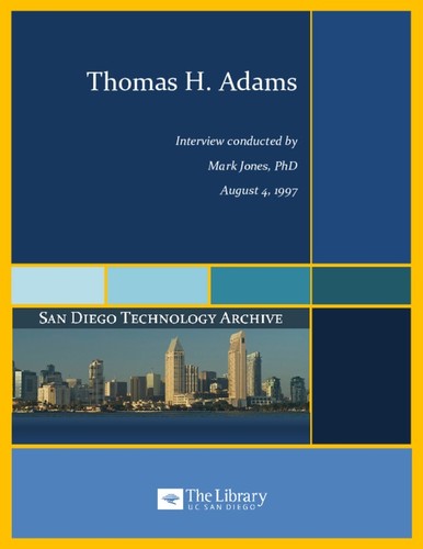 Thomas H. Adams: interview