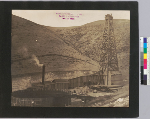 Alameda County oil wells of the Atlantic and Western Oil Co. photograph album