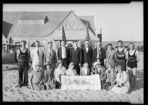 Mr. Elman, salesman at Pierpont Bay, Ventura, CA, 1926