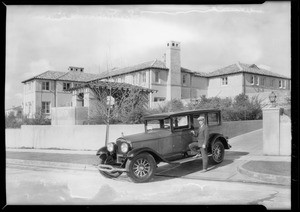 Limo in Hancock Park, Tanner Motor, Los Angeles, CA, 1927