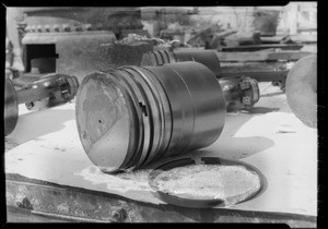 Pistons at Bent Concrete Pipe Co., Pan American Petroleum Co, Southern California, 1927