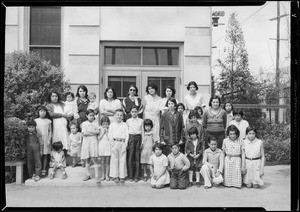 Tuberculosis conditions at Santa Fe Avenue school, Southern California, 1933