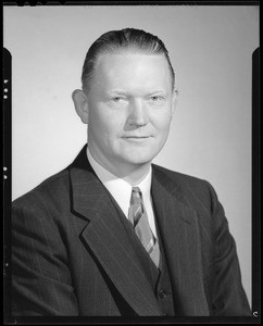 Portrait of H. L. Harvill, Southern California, 1940