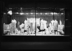 Clearance sale windows, Broadway Department Store, Los Angeles, CA, 1928