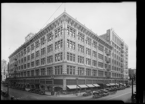 May Company building from West 8th Street and South Hill Street, Los Angeles, CA, 1930