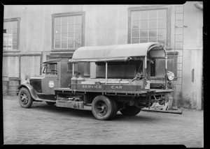 Garage pictures for trucking magazine, Southern California, 1931