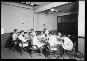 School activities, L.A. School of Optometry, Southern California, 1925