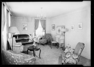 Interiors of apartments, Arcady apartments, 2619 Wilshire Boulevard, Los Angeles, CA, 1933