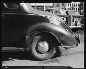1939 Plymouth coupe, 621 South Hope Street, Los Angeles, CA, 1940