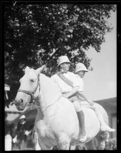 Yabutt and Cherrilly at Pomona Fair, Pomona, CA, 1934