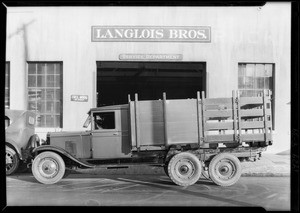 Chevrolet 6 wheel truck, Southern California, 1929