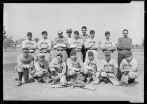 Baseball team, Axelson Machine Co., Southern California, 1926