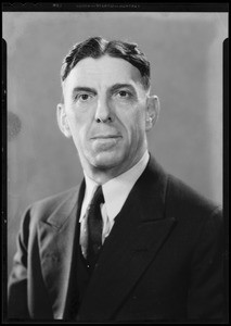 Portrait of Mr. Euper, Southern California, 1934