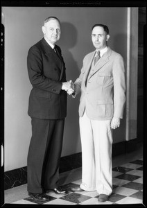 Mayor Porter & Frank Dillon, Southern California, 1931