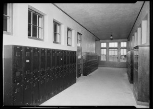 Wosley Co. lockers at Foshay Junior High, Los Angeles, CA, 1925