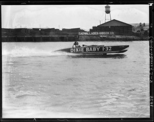 Boats at Long Beach, CA, 1928