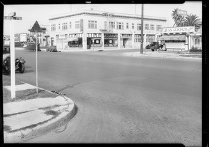 Intersection of West 49th Place & South Figueroa Street, Los Angeles, CA, 1929