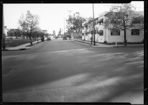 Intersection of South Westmoreland Avenue and Francis Avenue, Los Angeles, CA, 1933