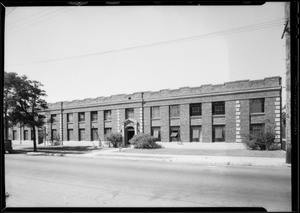 West Coast Brewing Co., exterior of building, 1215 East 14th Street, Los Angeles, CA, 1933