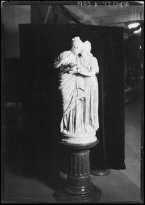 Interiors of the store & statue, Southern California, 1925