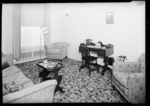 Teris Hotel, interiors, 1254 West 6th Street, Los Angeles, CA, 1932