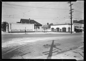 Bulletin boards at East Washington Avenue and Griffith Avenue, Los Angeles, CA, 1930