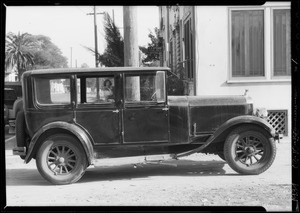 Franklin sedan, B. Brownstein, owner, Southern California, 1934