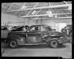 Mercury sedan at Bell Auto Works, Southern California, 1941